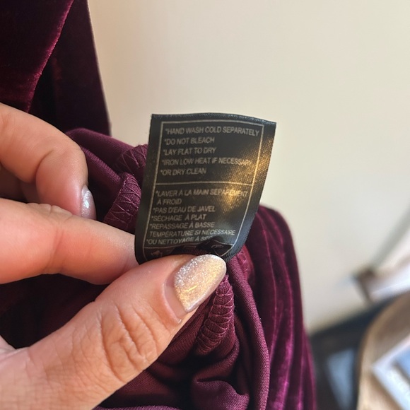 NWT cupcakes & cashmere Velvet Jumpsuit - Picture 7 of 11